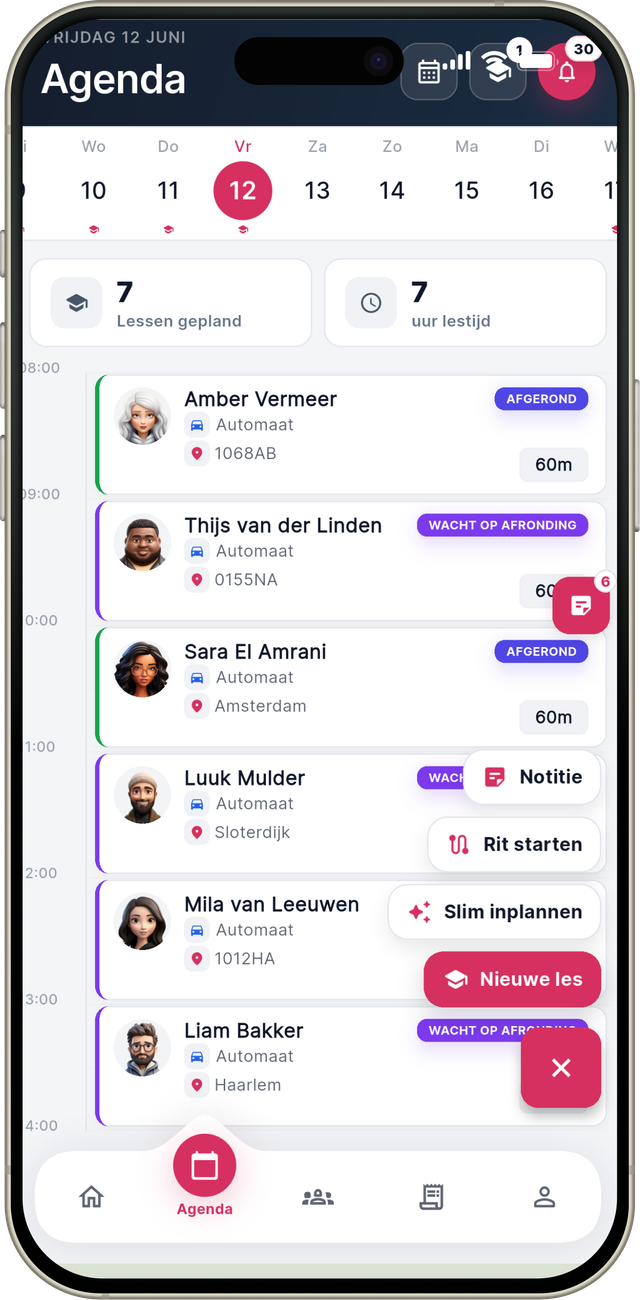 Agenda in Klantio